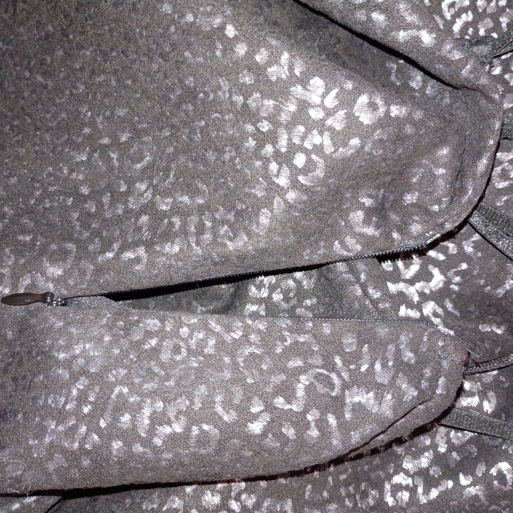 Urban Outfitters Black Leopard Print Dress Backless Size Medium - Picture 12 of 15